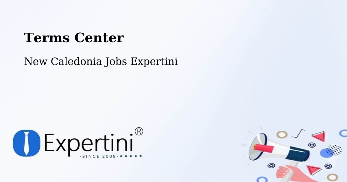 Terms of Service – Nondoué - New Caledonia Jobs Expertini